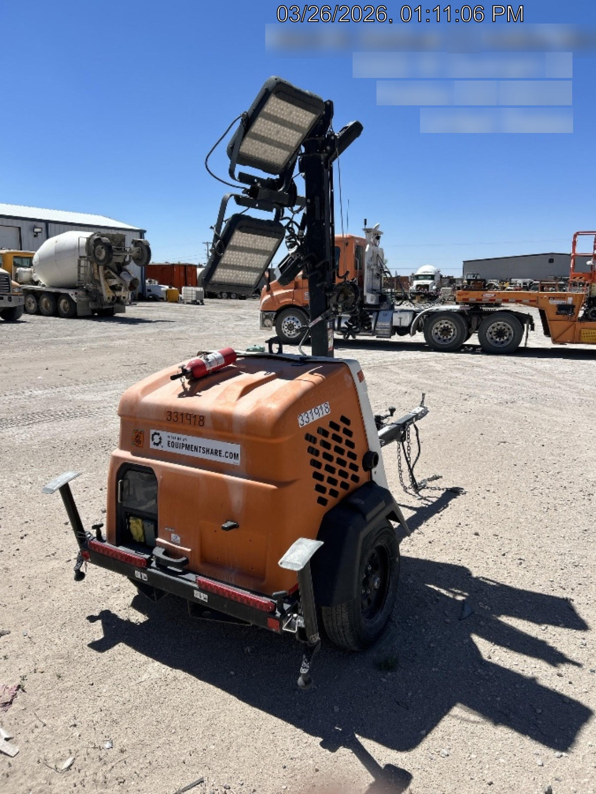 2023 Generac MLT2 Diesel, Flex Switch 120V Input, Powerzone Controller, (4) 320W LED Lights, 4kW Generator, 39.9 Gal Fuel Tank, 2" Ball, T3