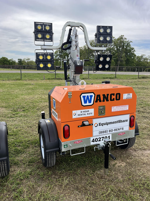 2024 Wanco WLTT-4MM4K Diesel, Deep Sea Controller, Shore Power Plug, Auto Start, (4) 350W LED Floodlights, 4kW Generator, 60 Gal Fuel Tank, 2" Ball, T3