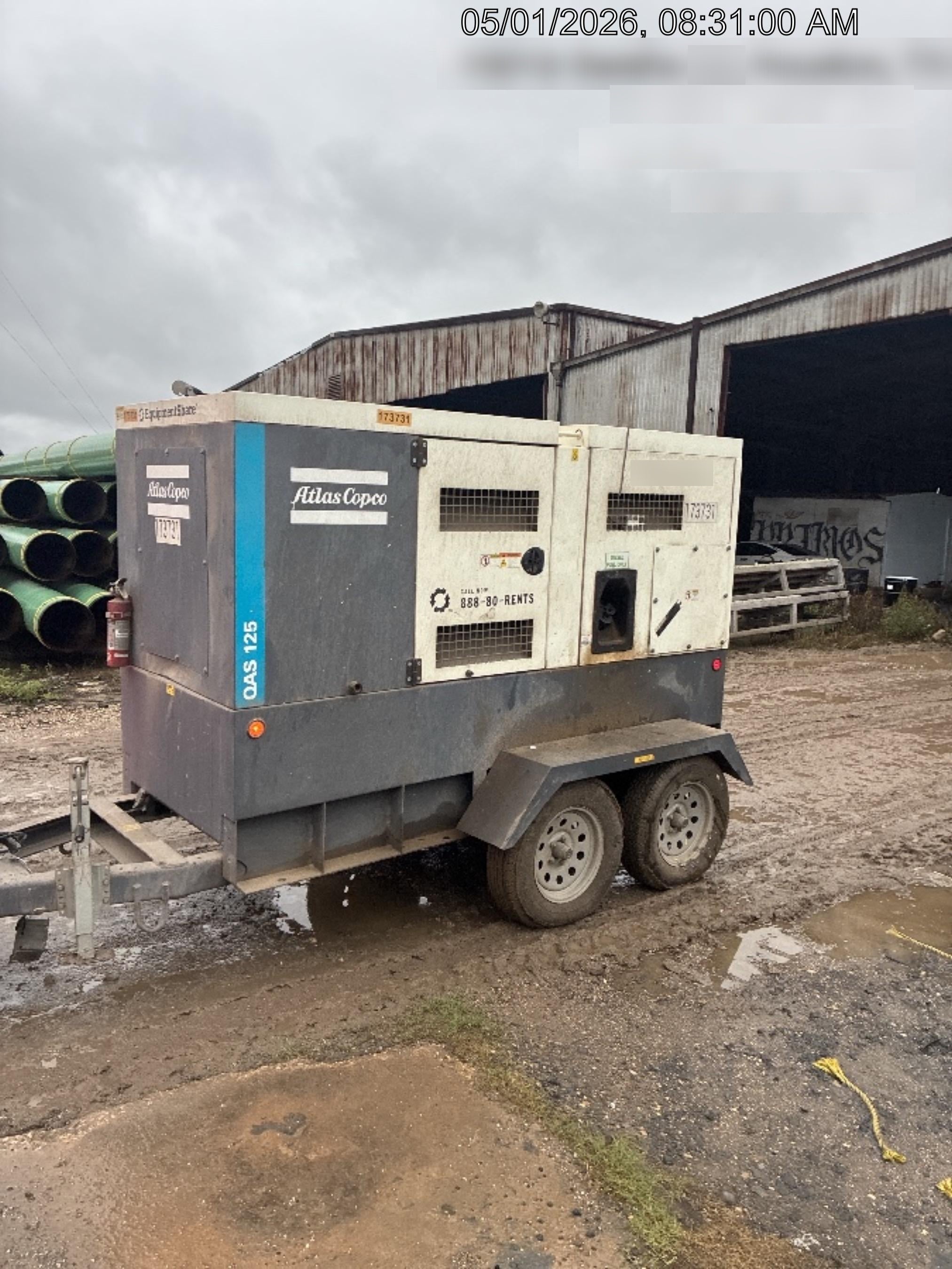 2021 ATLAS COPCO QAS 125