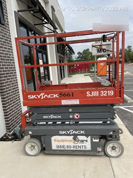 2017 Skyjack SJIII-3219 SJ3219, Trojan Battery Set, Extended Warranty 5yr/5k hr