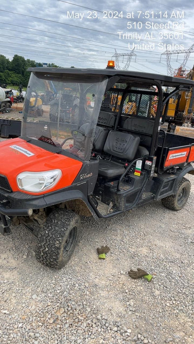 Kubota RTV-X1140W-H Plastic Canopy, Windshield Acrylic Clear, LED Strobe Light, Wire Harness Kit, Back up Alarm