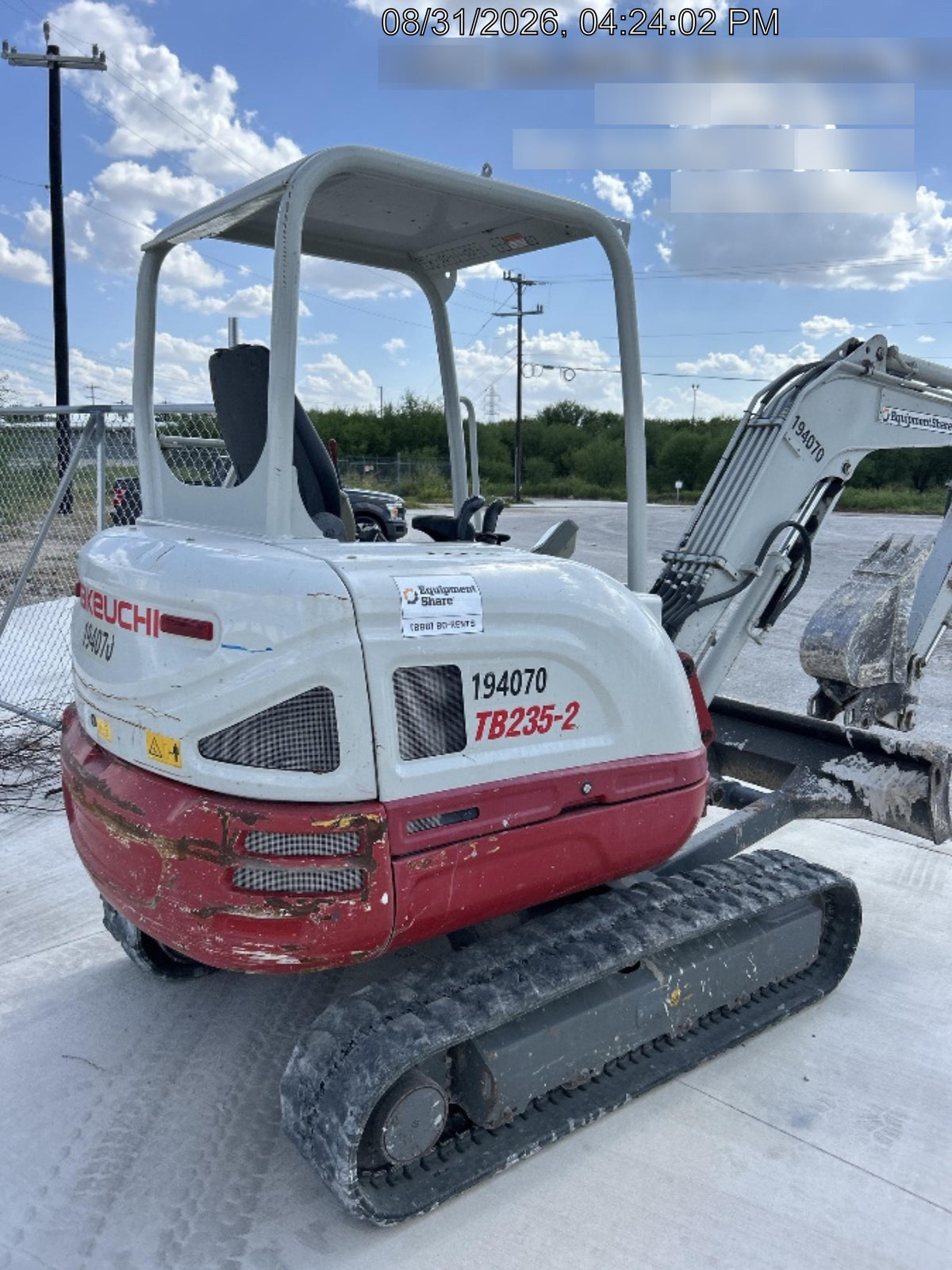 2021 TAKEUCHI TB235-2R