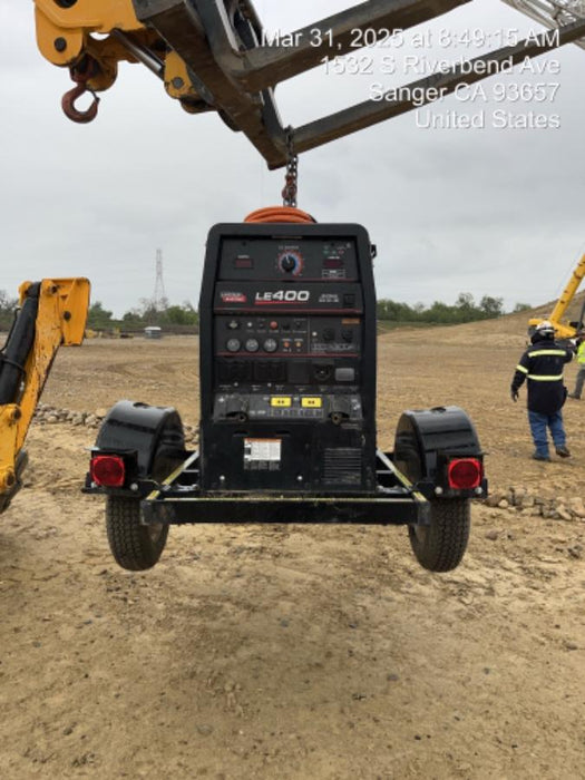 2024 Lincoln Electric LE400 Kubota V1505, Trlr, Cable Rack, Light Kit, ES Decals, T3