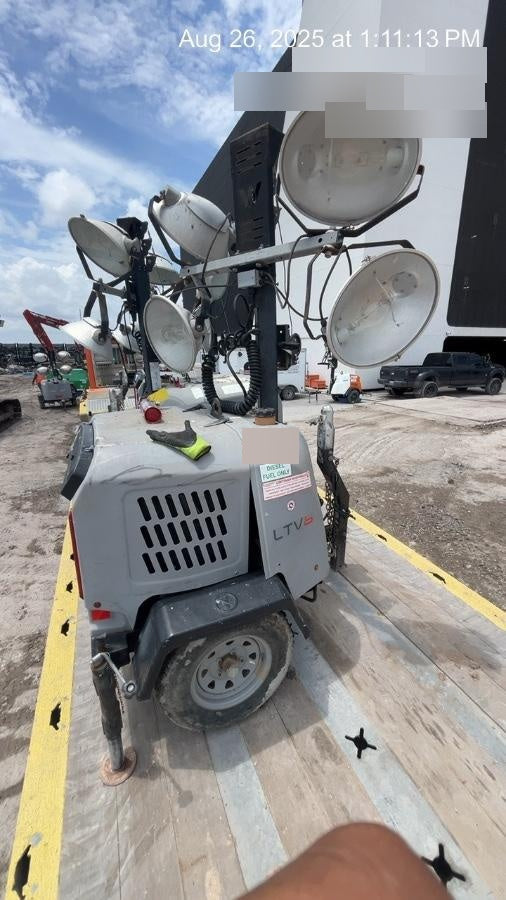 2019 Wacker Neuson LTV6L-MH Wacker Neuson LTV6L Mobile Light Tower w/Fuel Level Sensor Installed