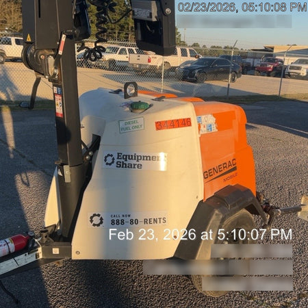 2023 Generac MLT2 Diesel, Flex Switch 120V Input, Powerzone Controller, (4) 320W LED Lights, 4kW Generator, 39.9 Gal Fuel Tank, 2" Ball, T3