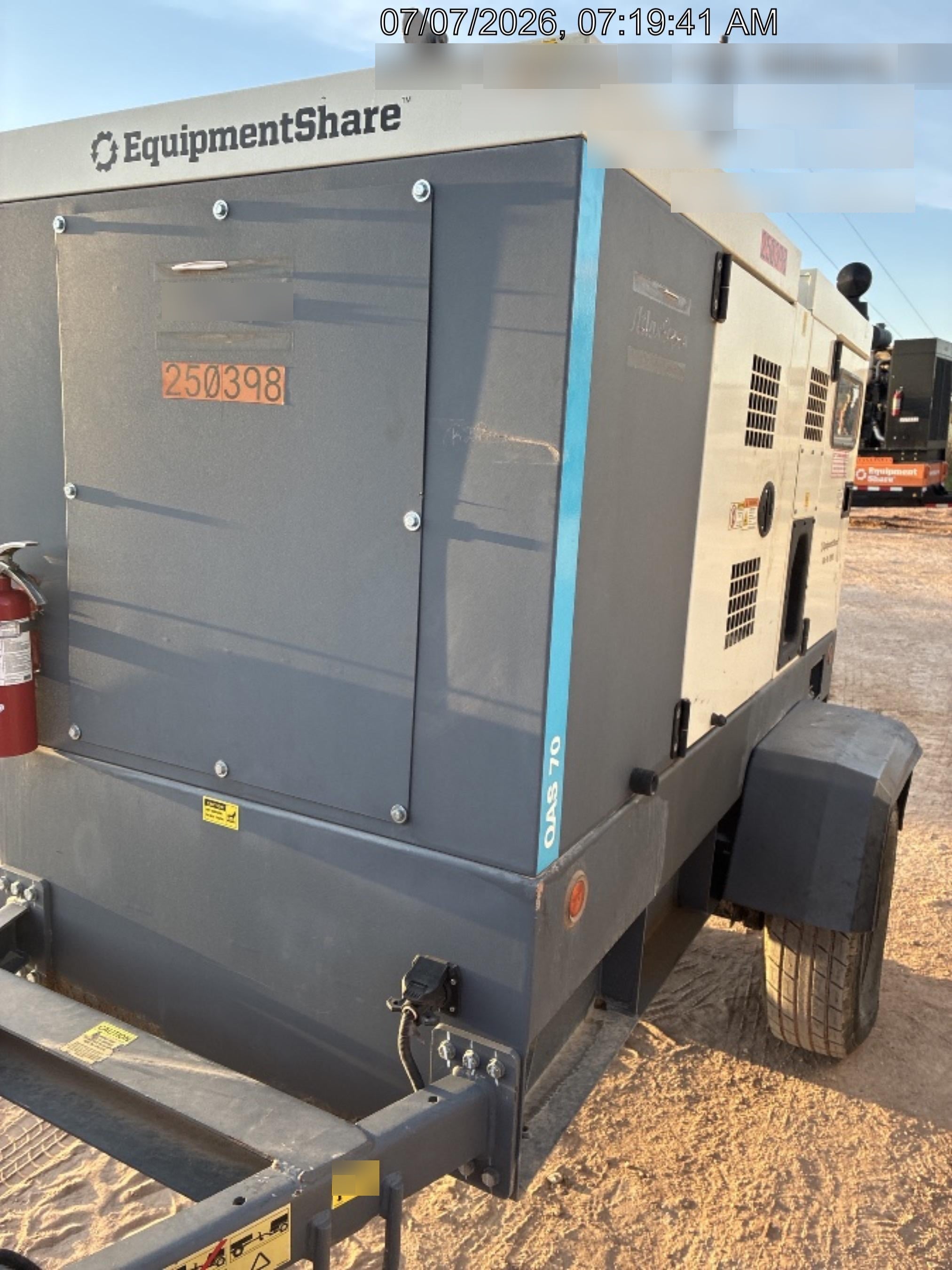 2022 ATLAS COPCO QAS 70