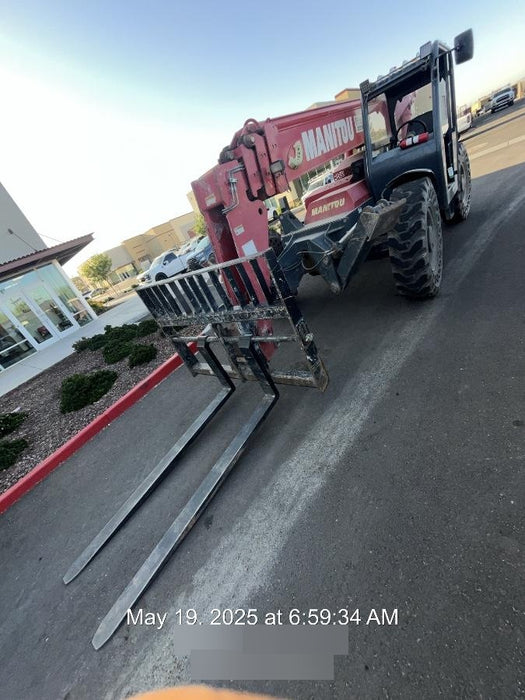 2018 Manitou MTA10055 Manitou MTA 10055 w/Open ROPS, Work Lights/Strobe, Aux Hyd, Solid Tires, Lift Hook, 66" Carriage, 60" Forks