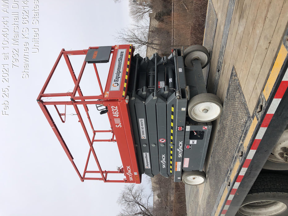 2018 Skyjack SJIII-4632 Standard Rental Specs