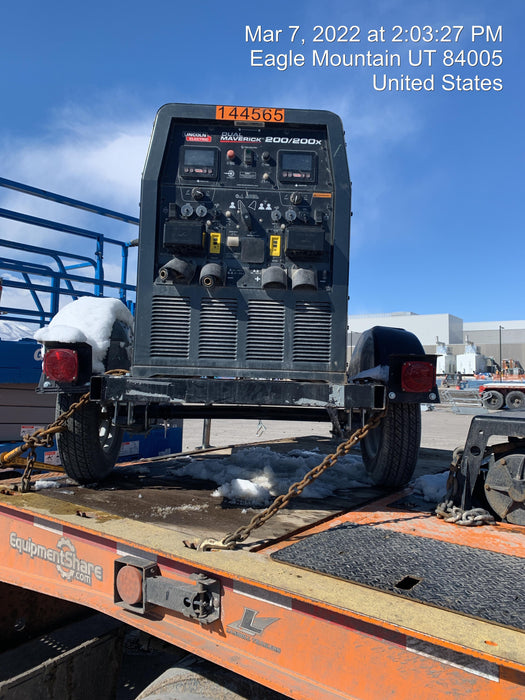 2021 Lincoln Electric Dual Maverick 200/200X Ready Pak 3 (includes trailer, cable rack, fender light kit)