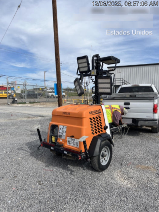 2024 Generac MLT2 Diesel, Flex Switch 120V Input, Powerzone Controller, 
(4) 320W LED Lights, 4kW Generator, 39.9 Gal Fuel Tank, 2" Ball, T3
