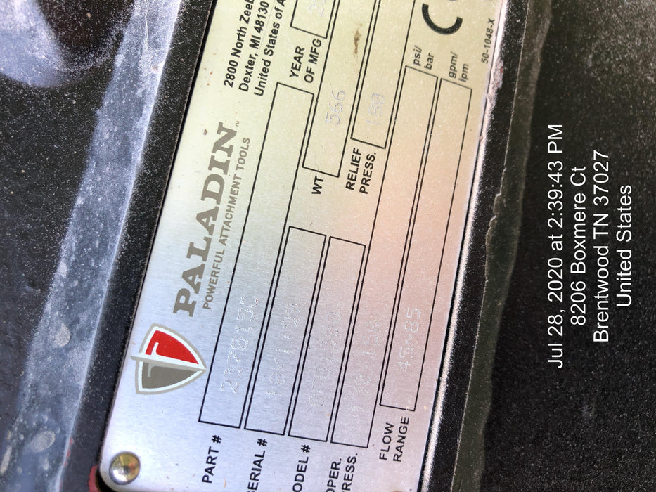 2020 PALADIN SFB1500