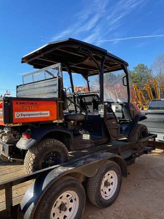2022 Kubota RTV-X1140W-H Plastic Canopy, Windshield Acrylic Clear, LED Strobe Light, Wire Harness Kit, Back up Alarm