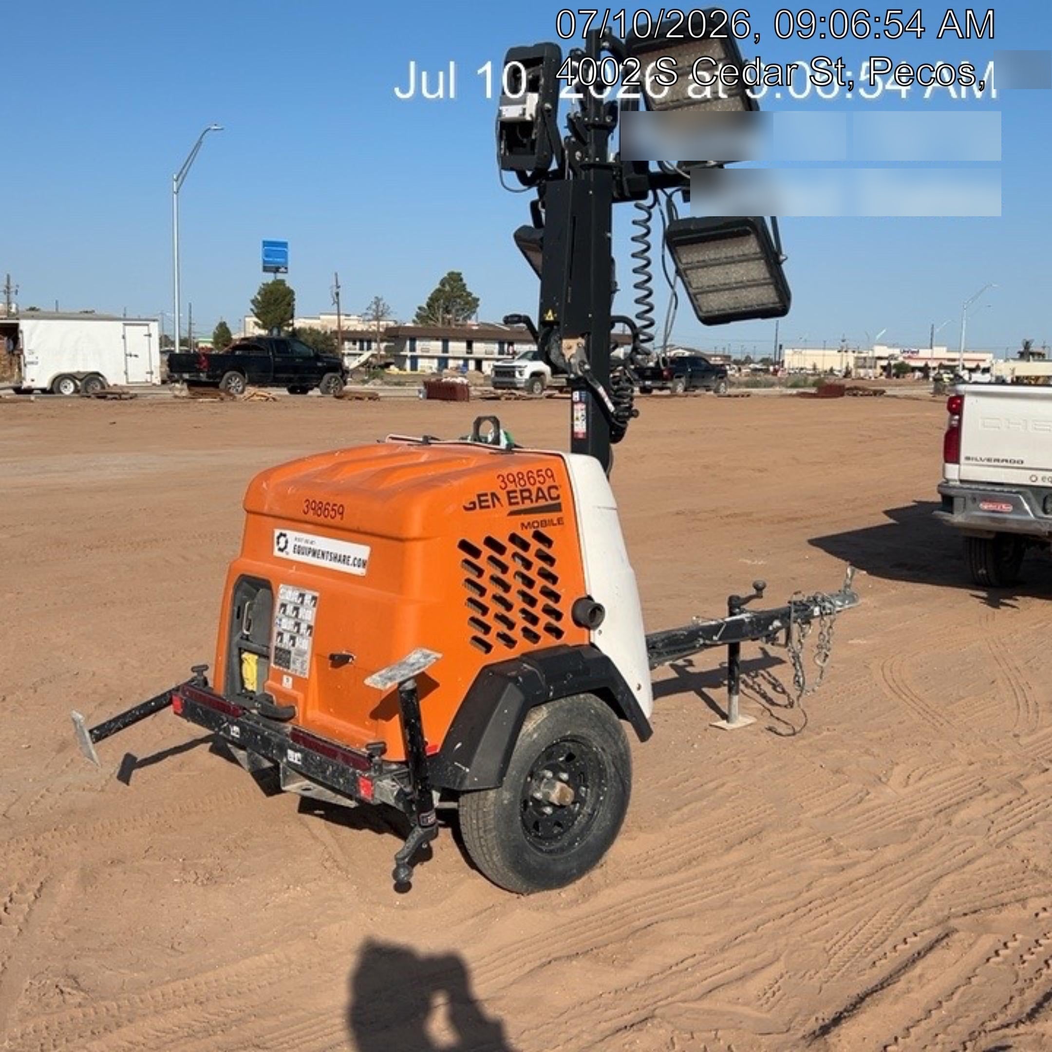 2024 Generac MLT2 Diesel, Flex Switch 120V Input, Powerzone Controller, 
(4) 320W LED Lights, 4kW Generator, 39.9 Gal Fuel Tank, 2" Ball, T3
