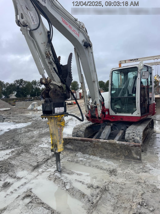 2019 Takeuchi TB290 Takeuchi TB290 Cab/Heat/AC w/Rubber Tracks, Auxiliary Hydraulics, Dozer Blade, Manual QC