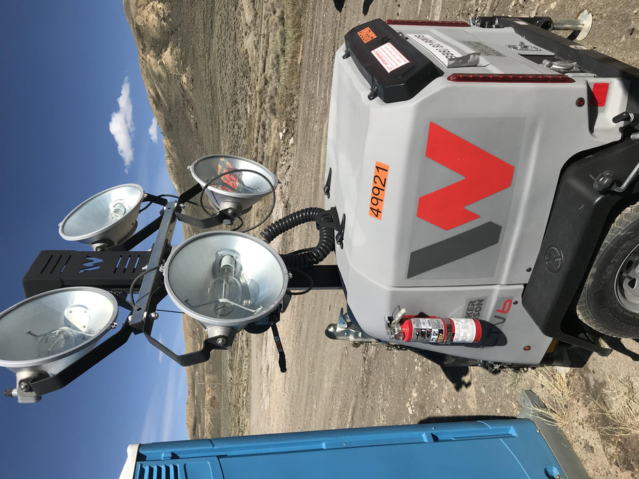 2019 Wacker Neuson LTV6L-MH Mobile Light Tower w/Fuel Level Sensor Installed