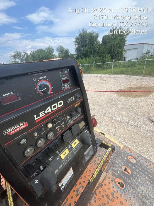 2022 Lincoln Electric LE400 Kubota V1505, Trlr, Cable Rack, Light Kit, ES Decals, T3