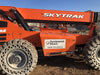 2018 Skytrak 10054 Skytrak 10054 10K Telehandler w/Open ROPS Solid Tires, LED Work Lights, Rotating Beacon, 60" Carriage/60" Forks