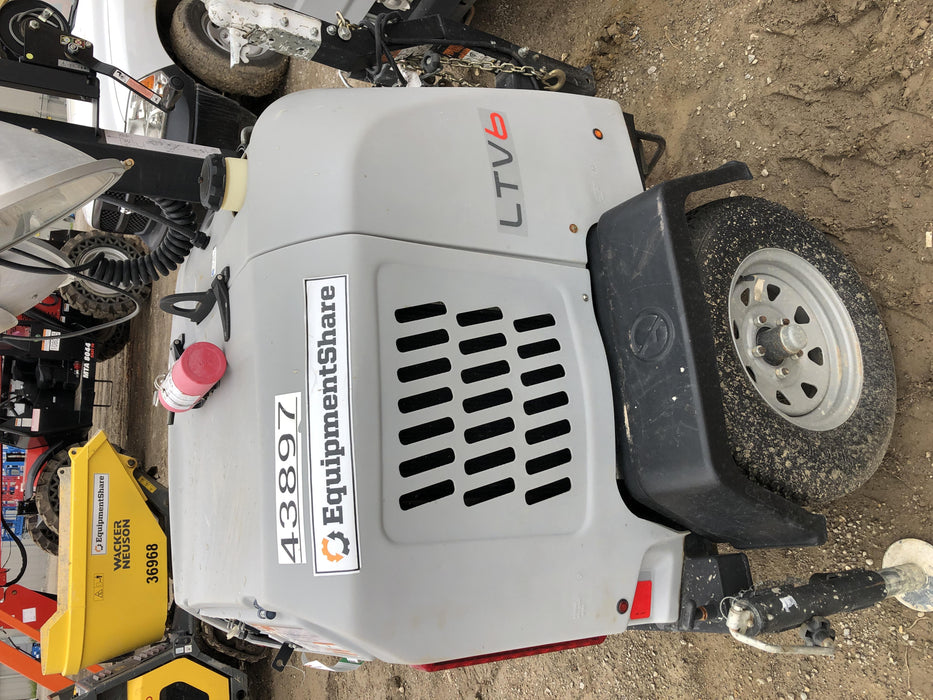 2019 Wacker Neuson LTV6L-MH Wacker Neuson LTV6L Mobile Light Tower w/Fuel Level Sensor Installed