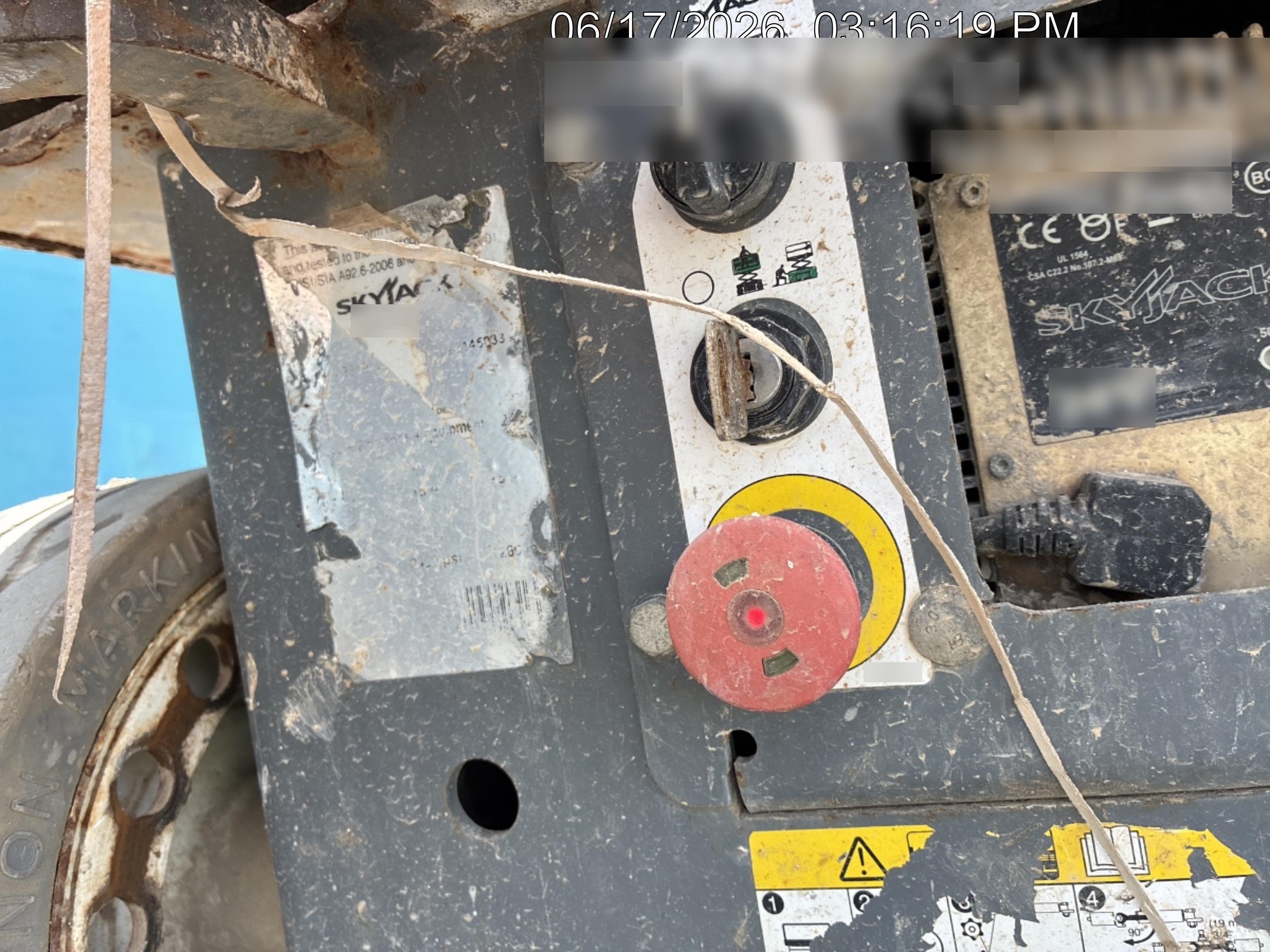 2019 Skyjack SJIII-3219 Standard Options