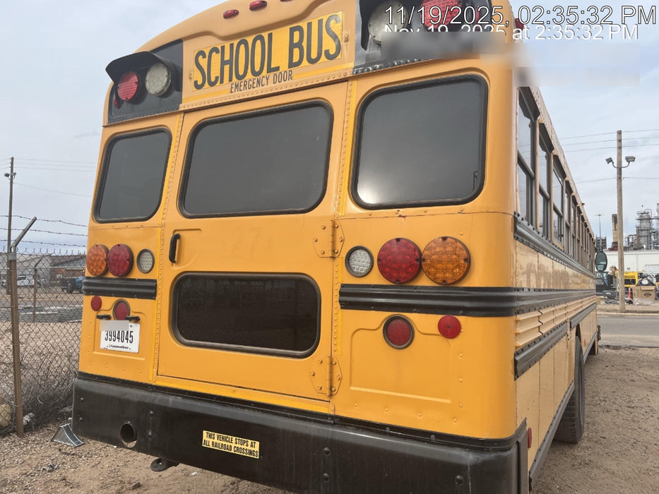 2012 BLUE BIRD 72 Passenger Bus