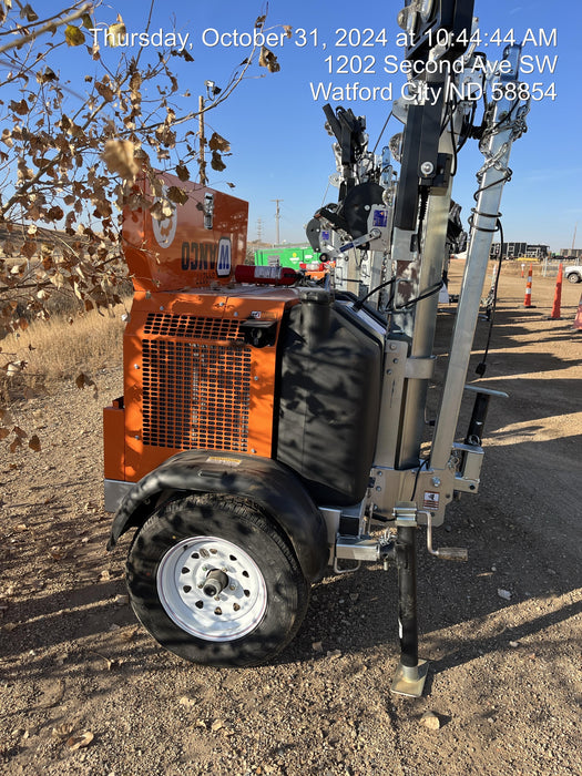 2024 Wanco WLTT-4MM4K Diesel, Deep Sea Controller, Shore Power Plug, Auto Start, (4) 350W LED Floodlights, 4kW Generator, 60 Gal Fuel Tank, 2" Ball, T3