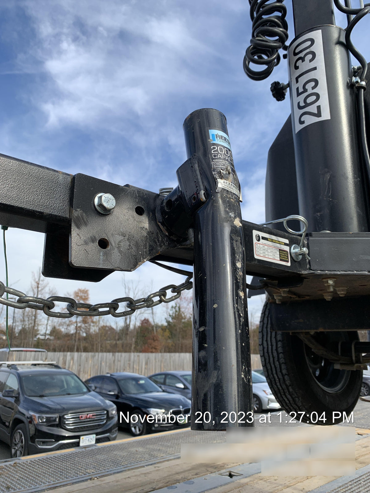 2022 Allmand NLV3GR (4) LED Light Fixture 350W, 23' Vertical Mast, 3kW Prime, Towable, ES Decals, T3