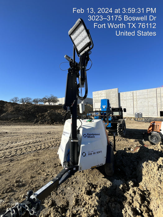 2023 Generac MLT2 Diesel, Flex Switch 120V Input, Powerzone Controller, (4) 320W LED Lights, 4kW Generator, 39.9 Gal Fuel Tank, 2" Ball, T3