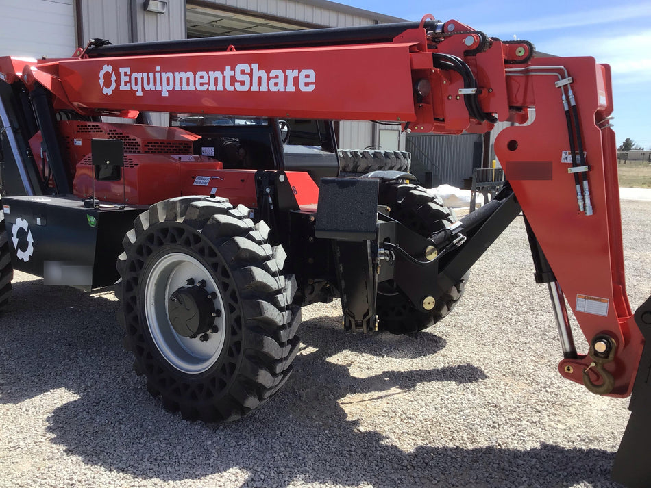 2019 Manitou MTA10055 Canopy, 120 HP, Solid Tires, Work Lights, Lift Hook, Auxiliary Hydraulics w/66" Carriage and 60" Forks