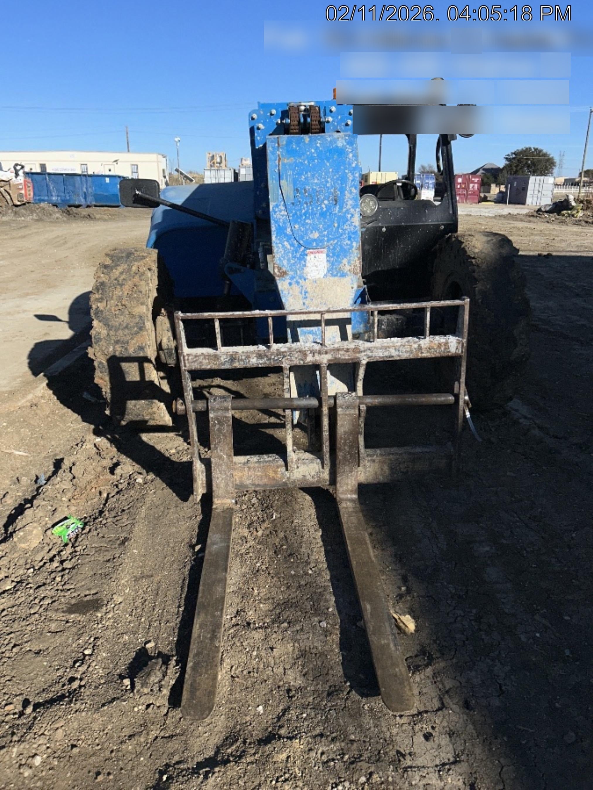 2018 Genie GTH-844 Genie GTH-844D w/Open ROPS, FF Tires, Work Light/Beacon, 60" Carriage and Forks