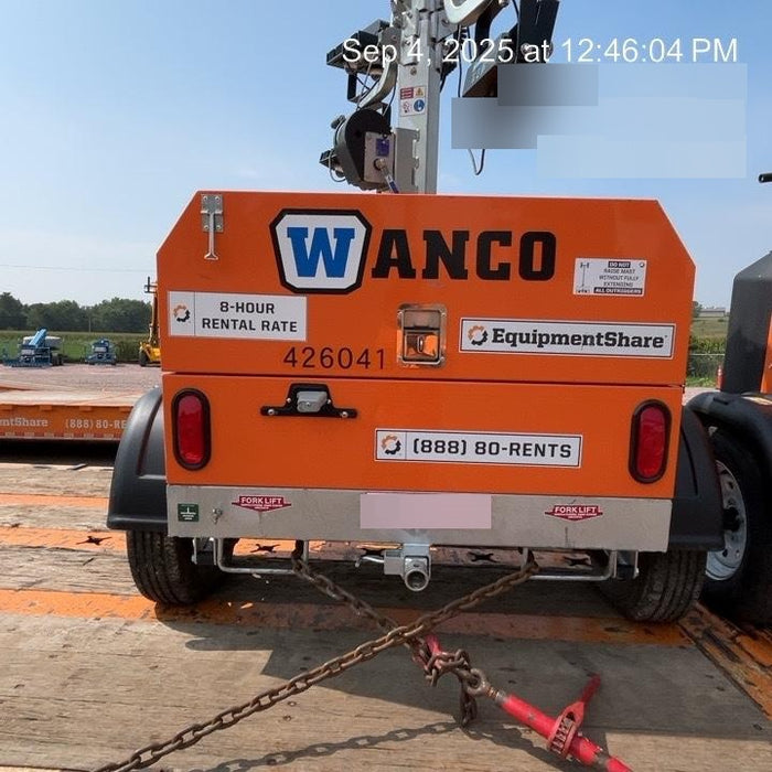 2024 Wanco WLTT-4MM4K Diesel, Deep Sea Controller, Shore Power Plug, Auto Start, (4) 350W LED Floodlights, 4kW Generator, 60 Gal Fuel Tank, 2" Ball, T3