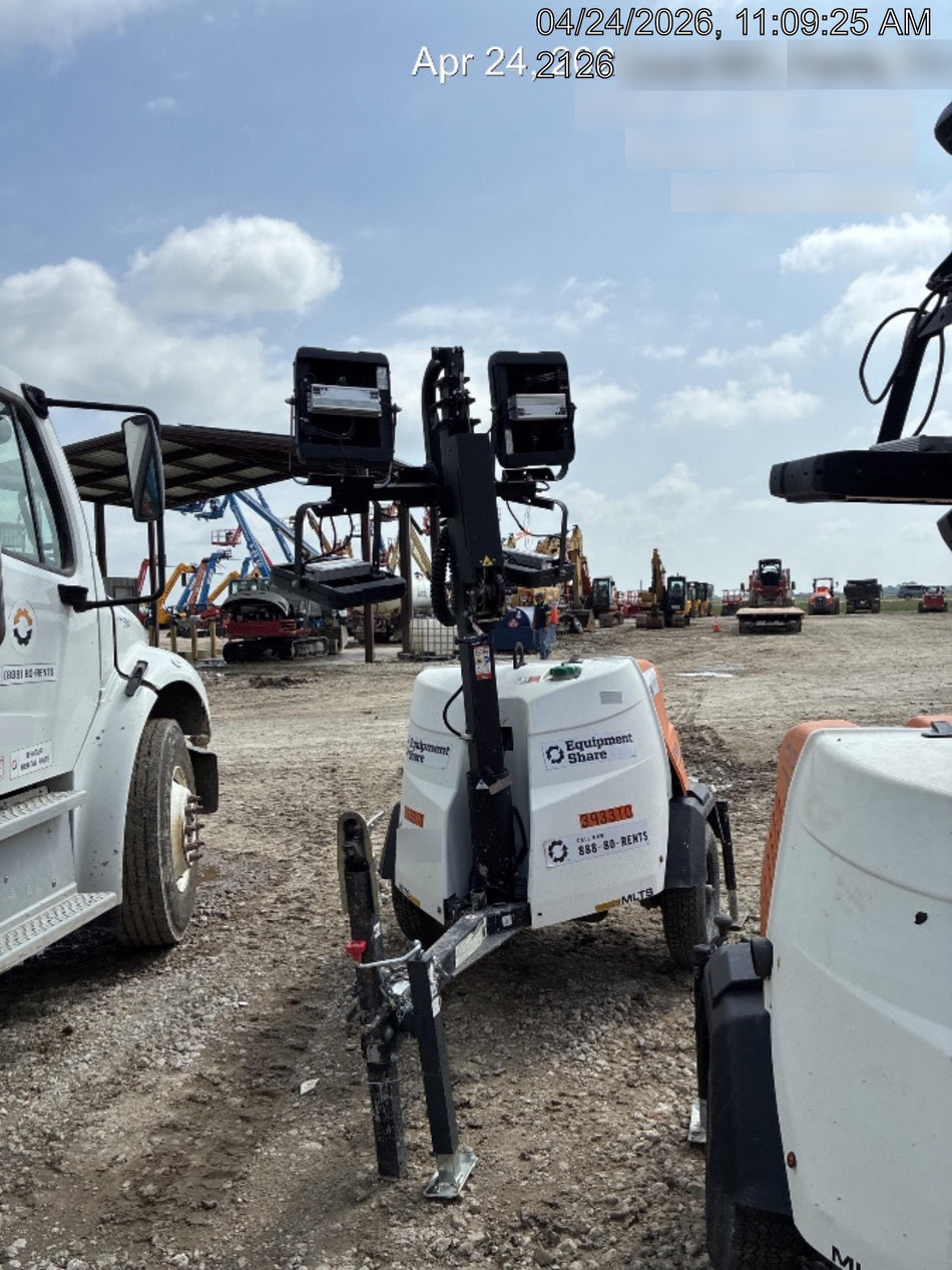 2024 Generac MLT2 Diesel, Flex Switch 120V Input, Powerzone Controller, 
(4) 320W LED Lights, 4kW Generator, 39.9 Gal Fuel Tank, 2" Ball, T3