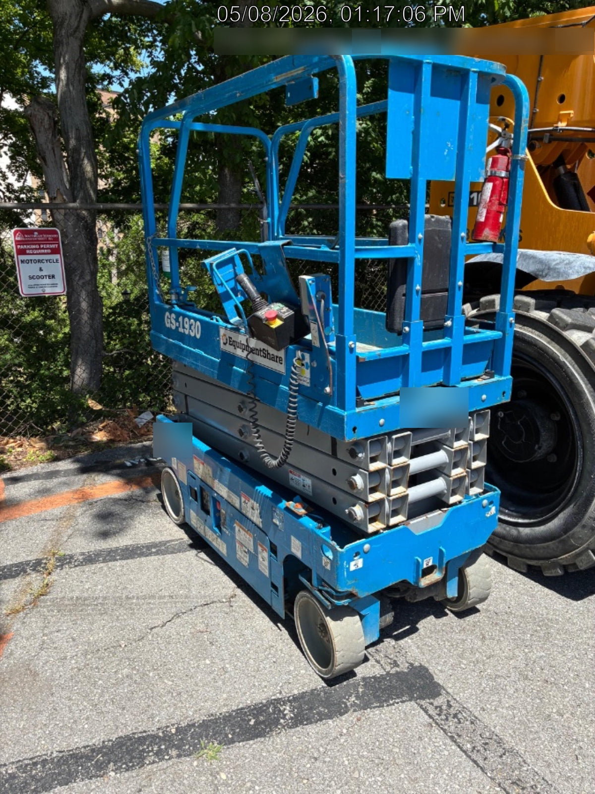 2019 Genie GS-1930 Fixed rails with chain Entry
