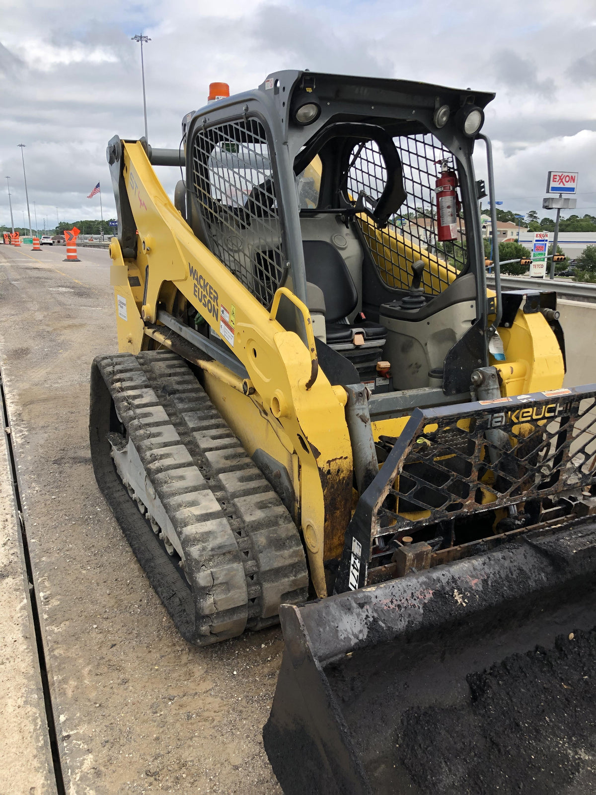 Wacker Neuson ST45 Wacker Neuson ST45 10K Tracked Skid Loader, Canopy, ISO, Bucket Leveling, 84" Bucket w/ Smooth bolt on edge