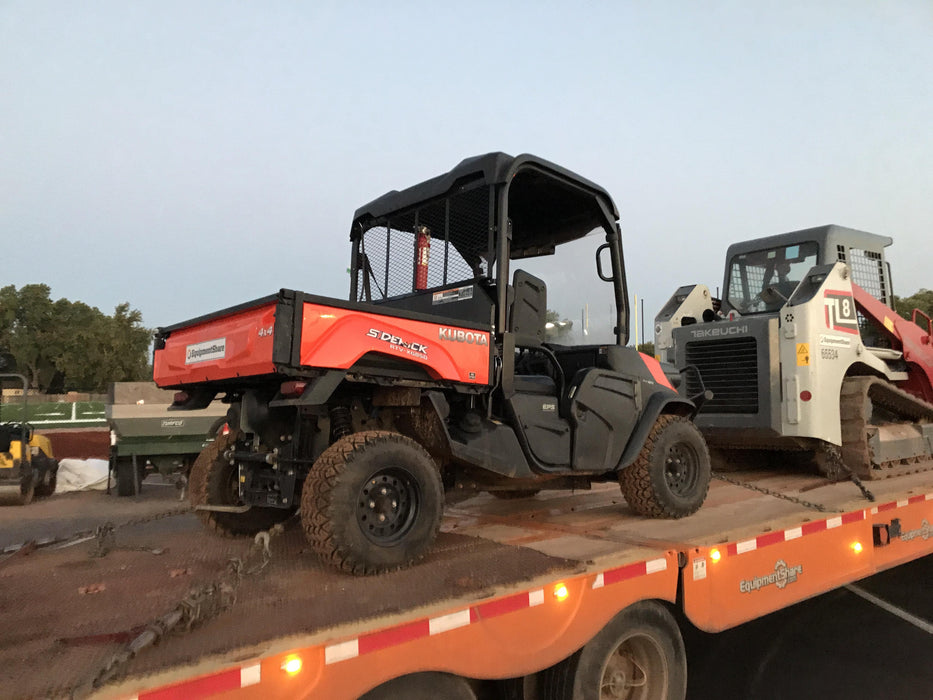 2019 Kubota RTV-XG850WL-H 4wd Utility Cart, Gas, 2 Seat, LED Strobe, Windshield Tempered Glass, Plastic Canopy, Wire Harness Kit, Backup Alarm
