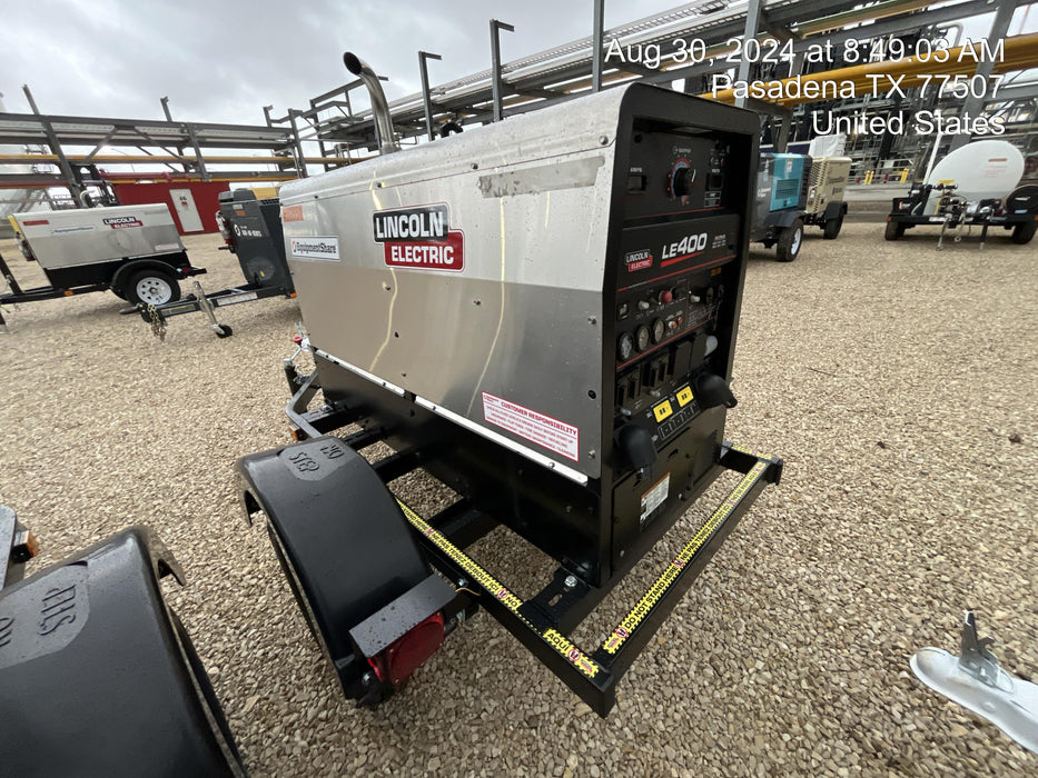2024 Lincoln Electric LE400 Kubota V1505, Trlr, Cable Rack, Light Kit, ES Decals, T3