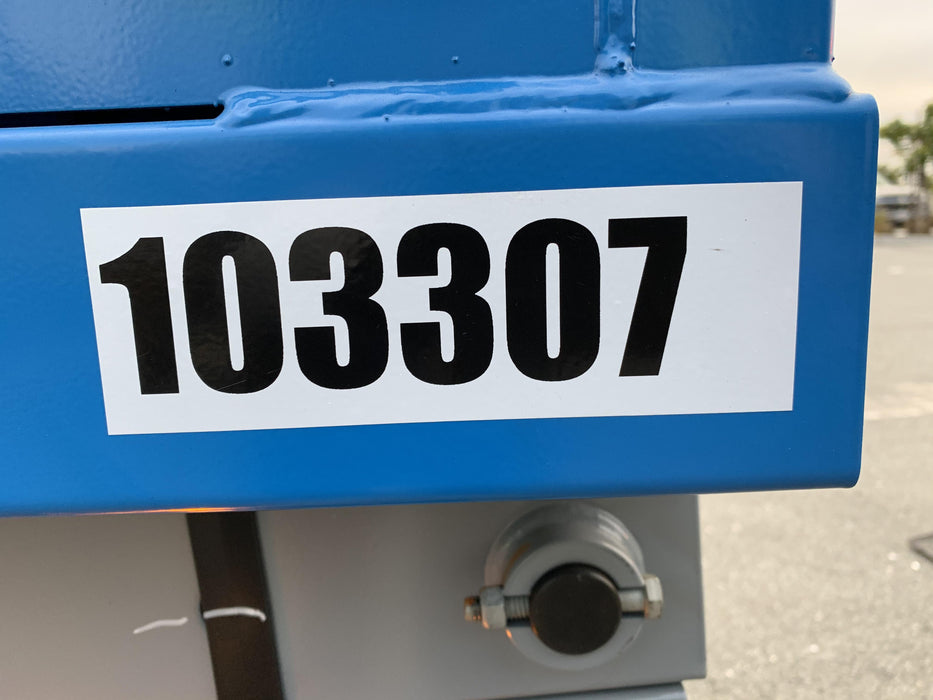 2020 Genie GS-1930 Solid Non Marking Tires, Beacon, Folding rails with half height swing gate, 800W Inverter