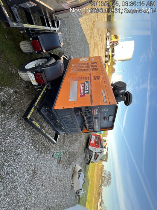 2021 Lincoln Electric Vantage 549X Ready Pak 3, ORANGE (includes trailer, cable rack, fender light kit)