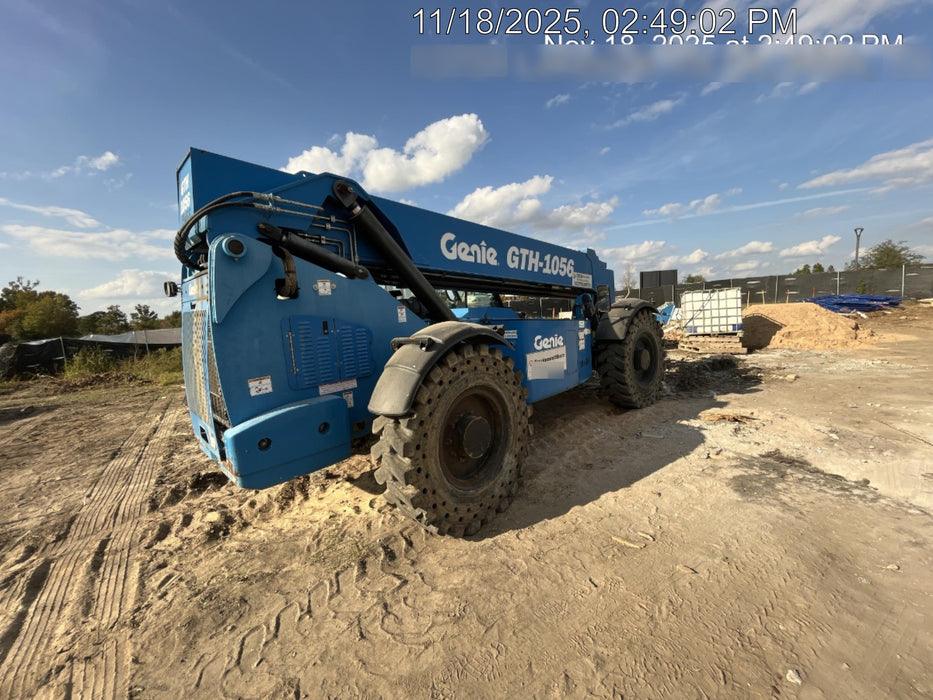 2018 Genie GTH-1056 Genie GTH-1056 w/Enclosed Cab w/HVAC, Work Lights, Solid Tires, Beacon, 60" Carriage and Forks