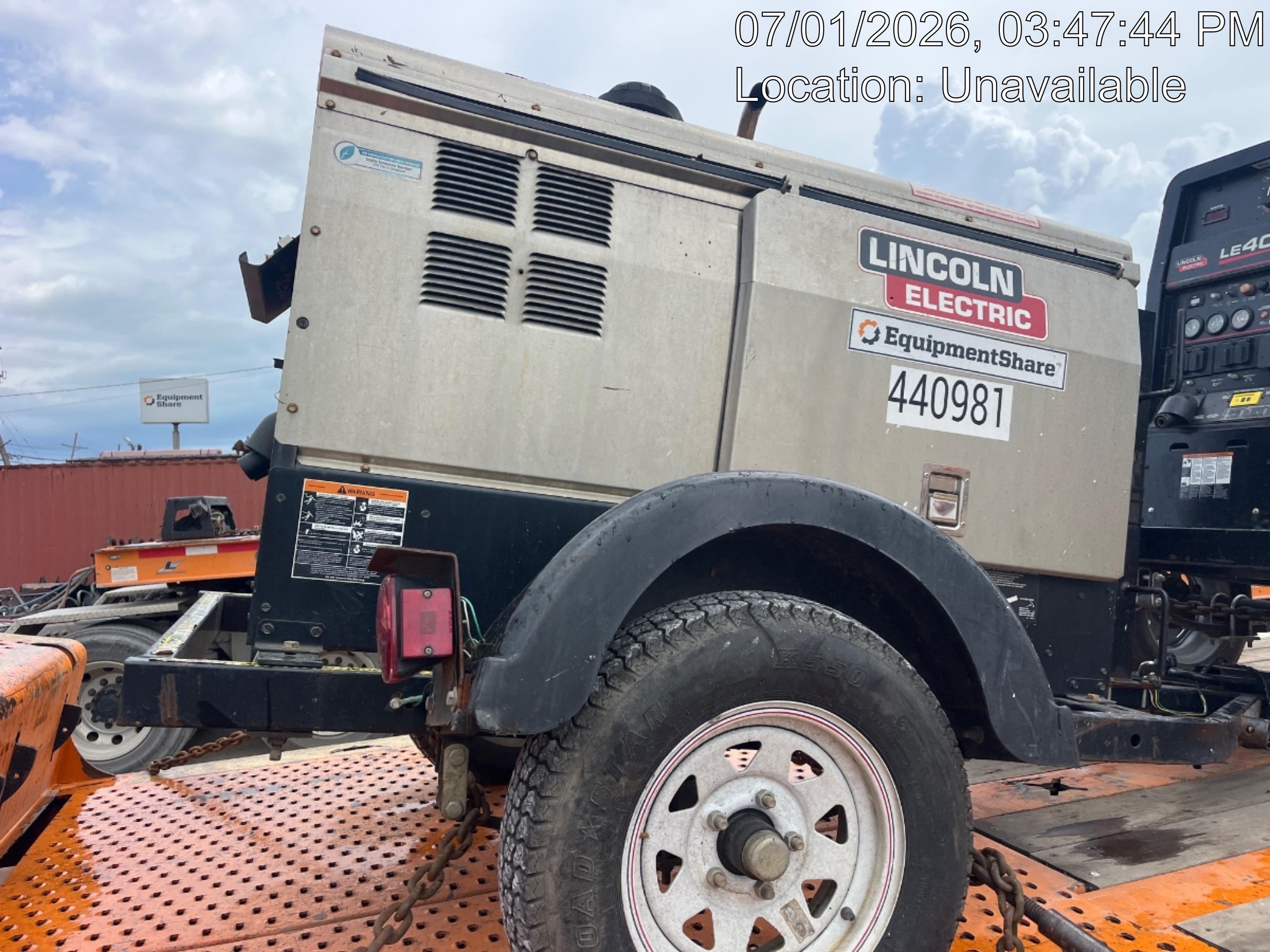 2024 Lincoln Electric LE400 Kubota V1505, Trlr, Cable Rack, Light Kit, ES Decals, T3