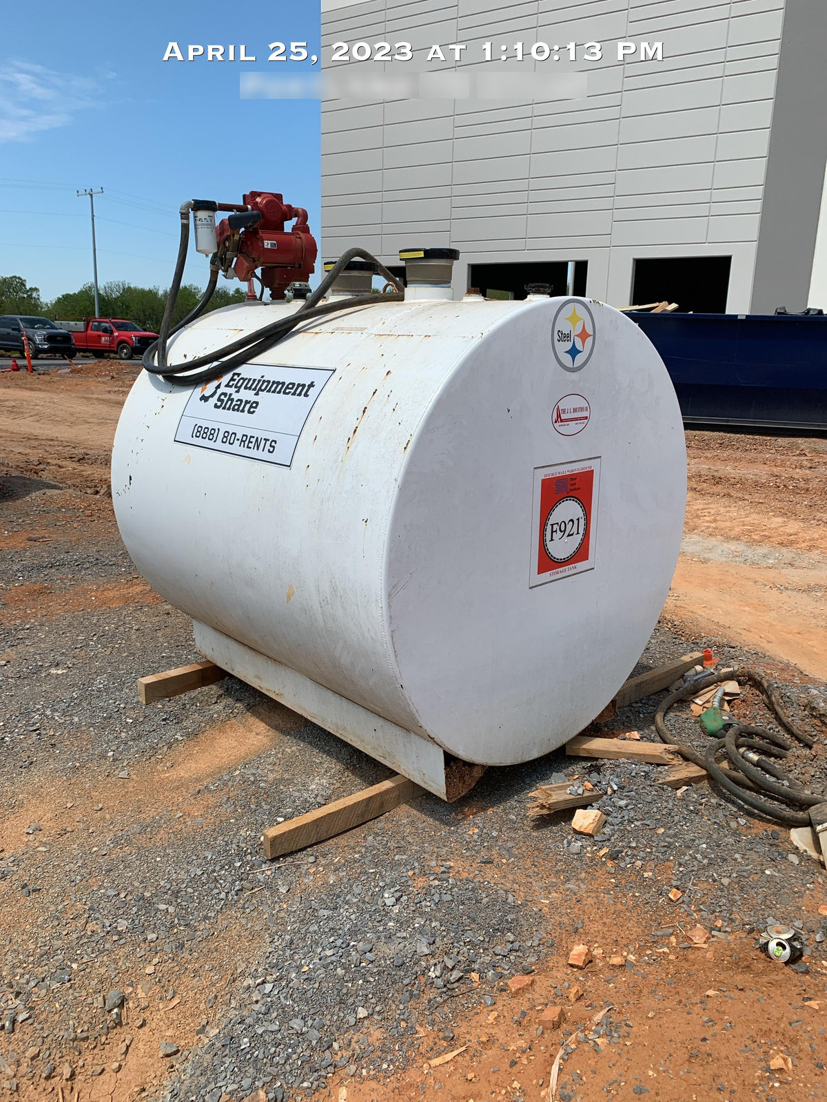 2020 HUGHES 500gal Fuel Tank