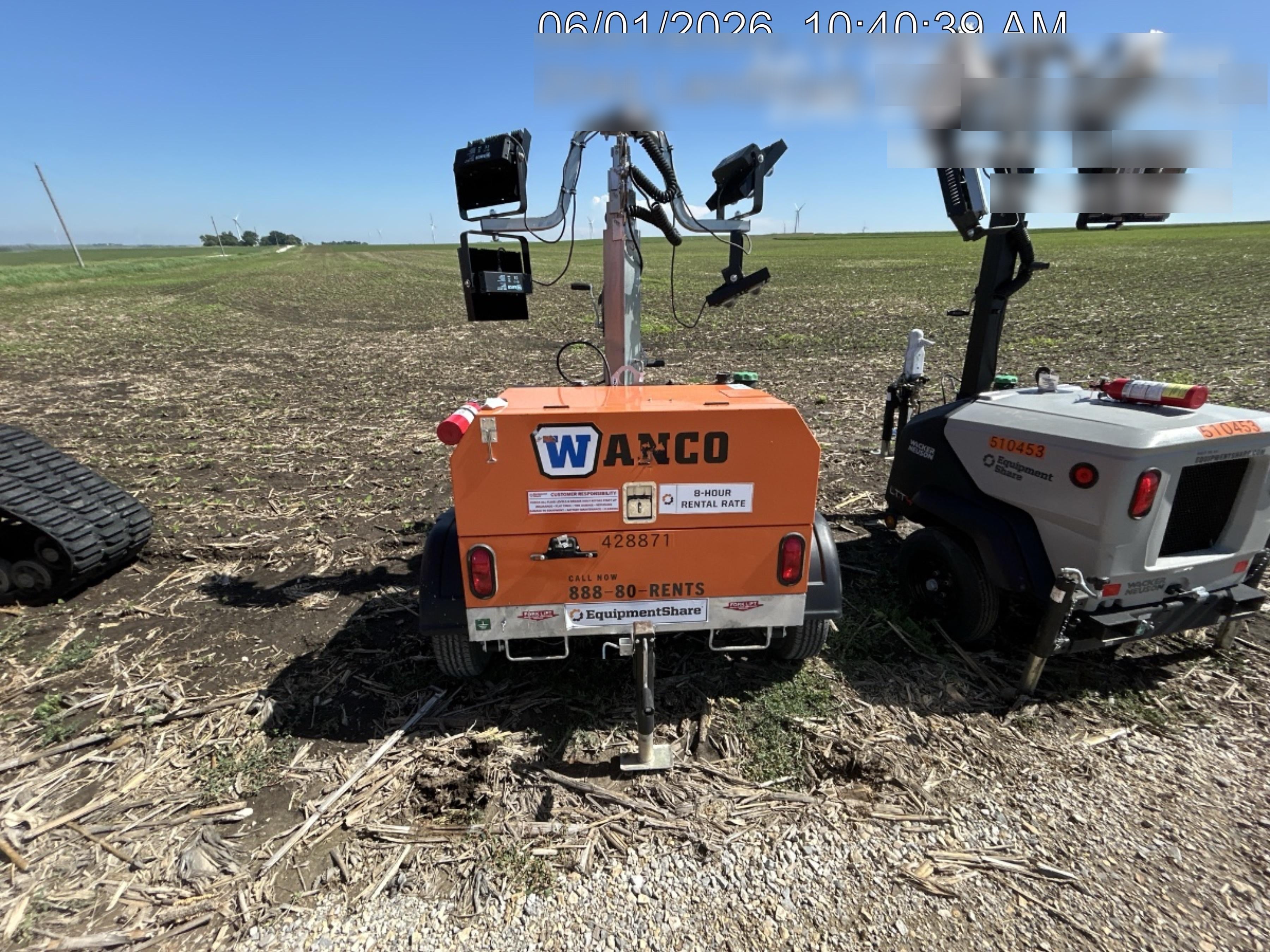 2024 Wanco WLTT-4MM4K Diesel, Deep Sea Controller, Shore Power Plug, Auto Start, (4) 350W LED Floodlights, 4kW Generator, 60 Gal Fuel Tank, 2" Ball, T3