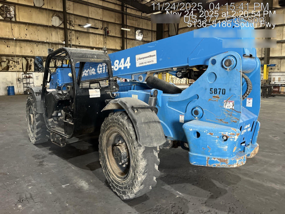 2017 Genie GTH-844 Genie GTH-844, Solid Tires, 60" carriage/forks, Open ROPS, Work Lights
