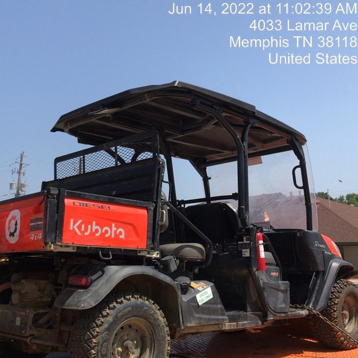 2021 Kubota RTV-X1140W-H Plastic Canopy, Windshield Acrylic Clear, LED Strobe Light, Wire Harness Kit, Back up Alarm