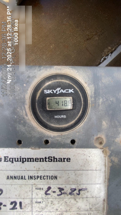 2019 Skyjack SJIII-3219 Skyjack SJIII3219 Standard w/Trojan Batteries