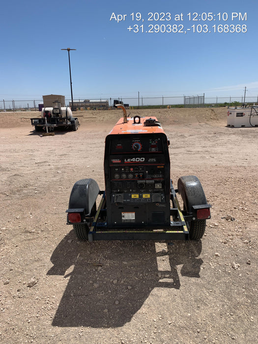 2022 Lincoln Electric LE400 Kubota V1505, Trlr, Cable Rack, Light Kit, ES Decals, T3