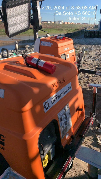 2024 Generac MLT2 Diesel, Flex Switch 120V Input, Powerzone Controller, 
(4) 320W LED Lights, 4kW Generator, 39.9 Gal Fuel Tank, 2" Ball, T3