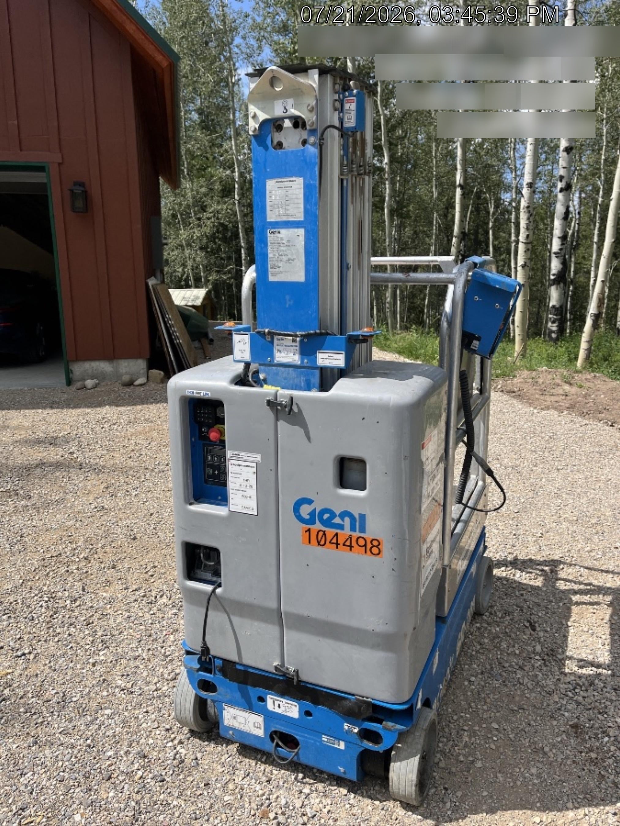 2020 GENIE GR-20