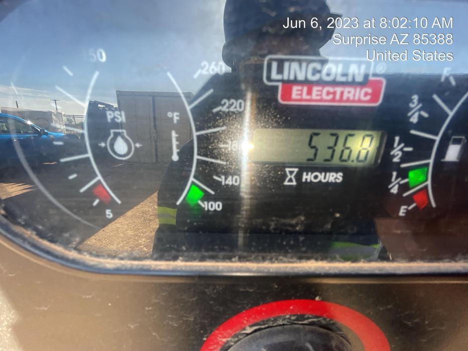 2021 Lincoln Electric Vantage 549X Ready Pak 3, ORANGE (includes trailer, cable rack, fender light kit)