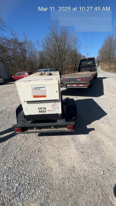 2020 Multiquip DLW400ESA4 400 amp Welder, 14kW, 120/240V, T4F Kubota, Trailer