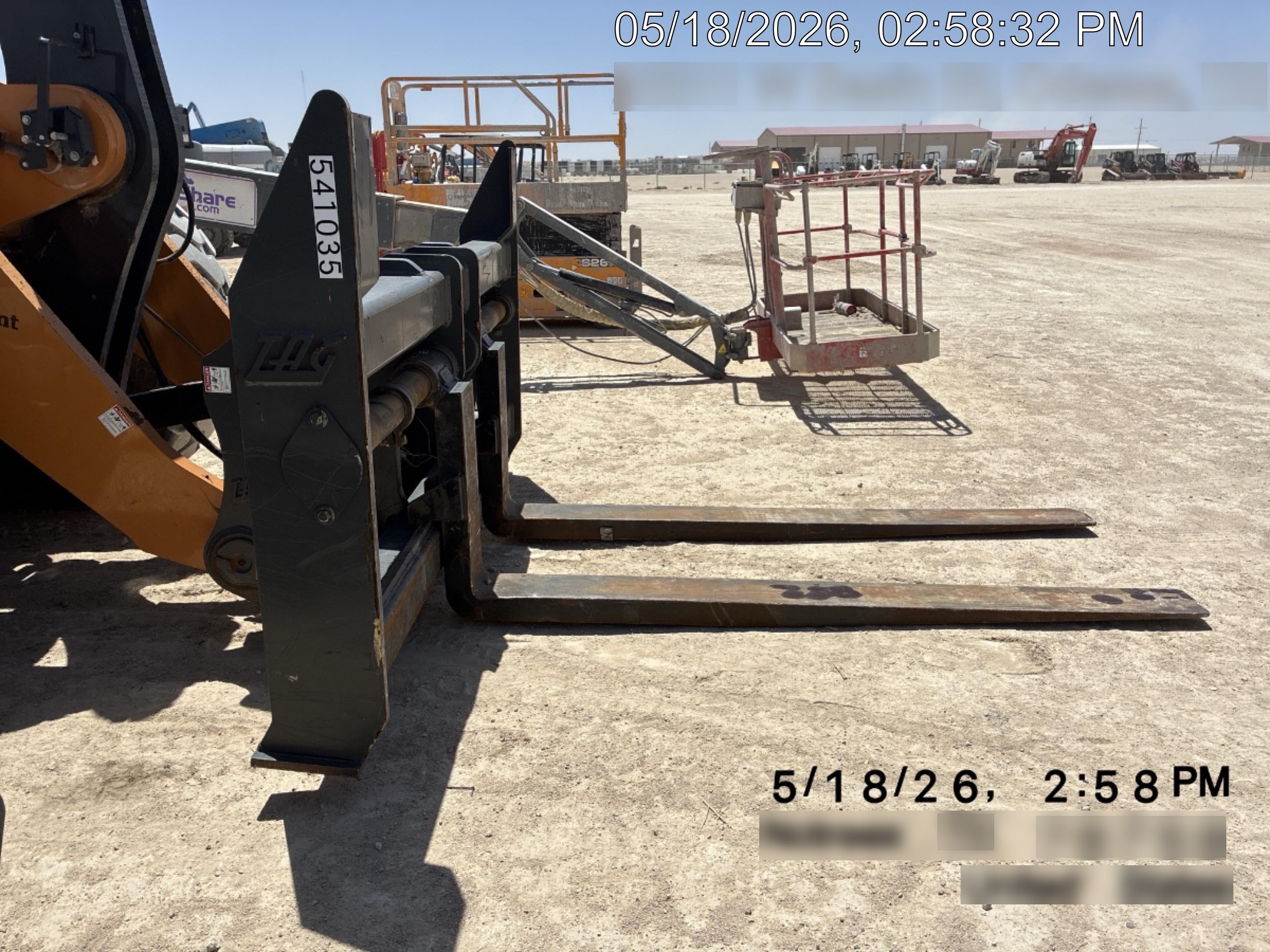 2025 CASE Case 96" Fork Set